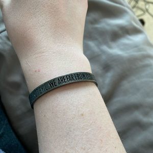Supernatural reference Metal slip on bracelet